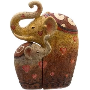 Image of Pair of Elephants Figurine
