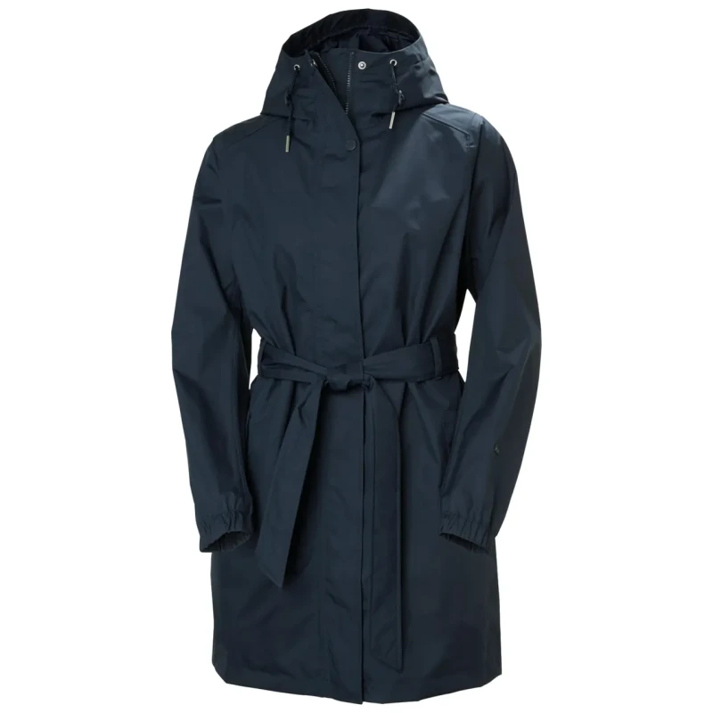 Image of Helly Hansen Womens waterproof jacket Helly Hansen Hh Classics Trench Bleu Female L