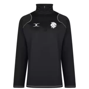 Image of Gilbert Barbarians Zip Top Mens - Black