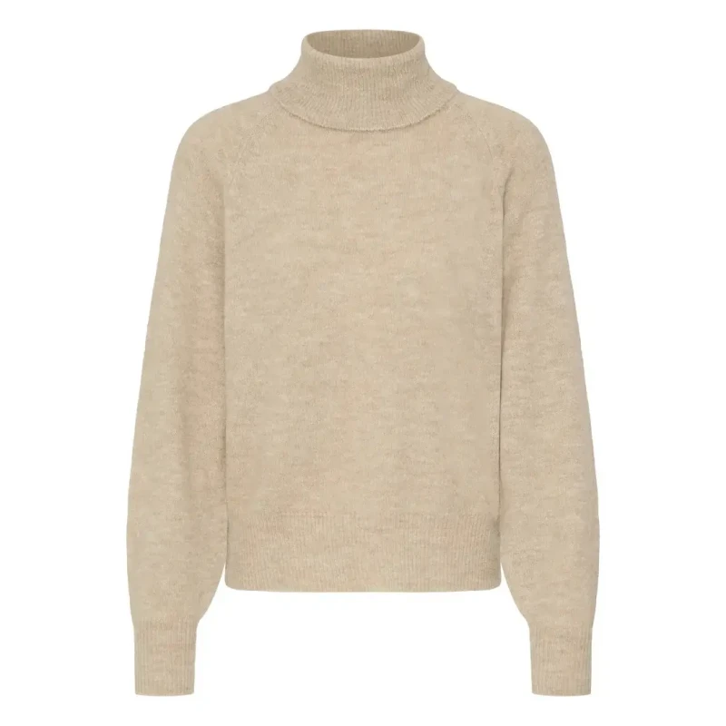 Image of b.Young Womens round neck sweater b.young Monna Beige Female XS