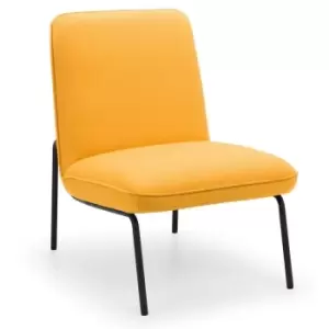 image of Julian Bowen Dali Accent Chair Mustard