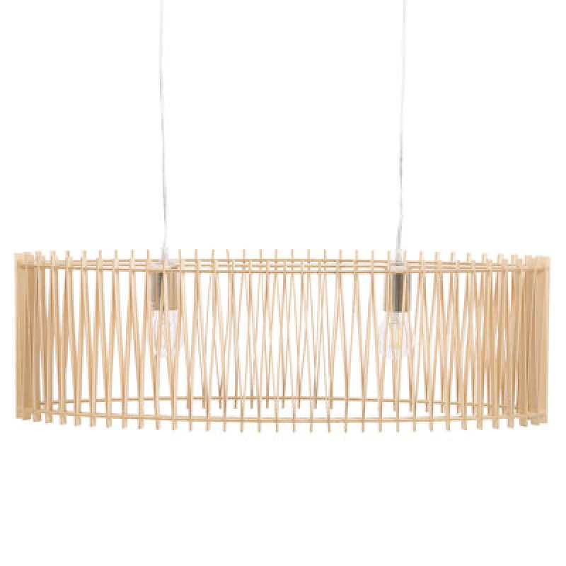 Image of Beliani Pendant Lamp Chari Light Brown