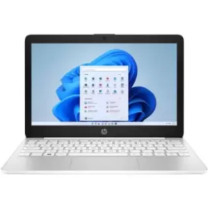 Image of HP Stream Laptop 11-ak0518na N4120 29.5cm (11.6") HD Intel Celeron 4GB DDR4-SDRAM 64GB eMMC WiFi 5 (802.11ac) Windows 11 Home in S mode White