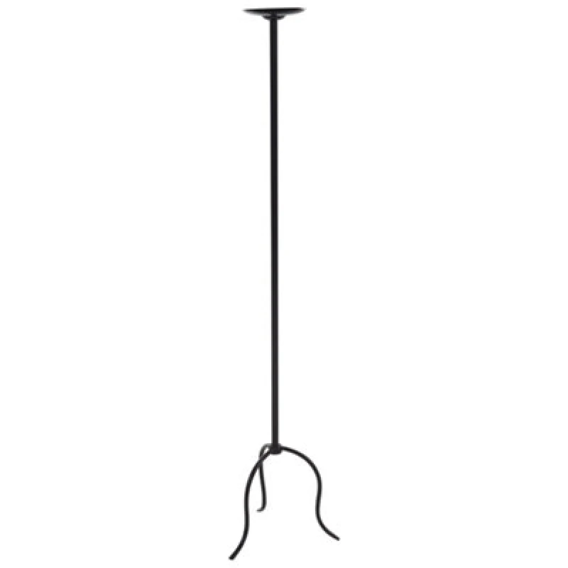 Image of Beliani Candle Holder Almada Metal 118cm Black