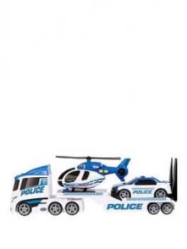 Image of Teamsterz Teamsterz Light & Sound Police Helicopter Transporter
