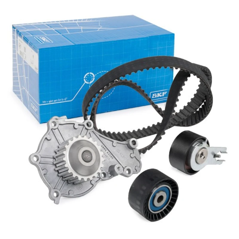 Image of SKF VKMC 03141 Water Pump + Timing Belt Kit with gaskets/seals, Number of Teeth: 135 Water Pump & Timing Belt Kit (3096)