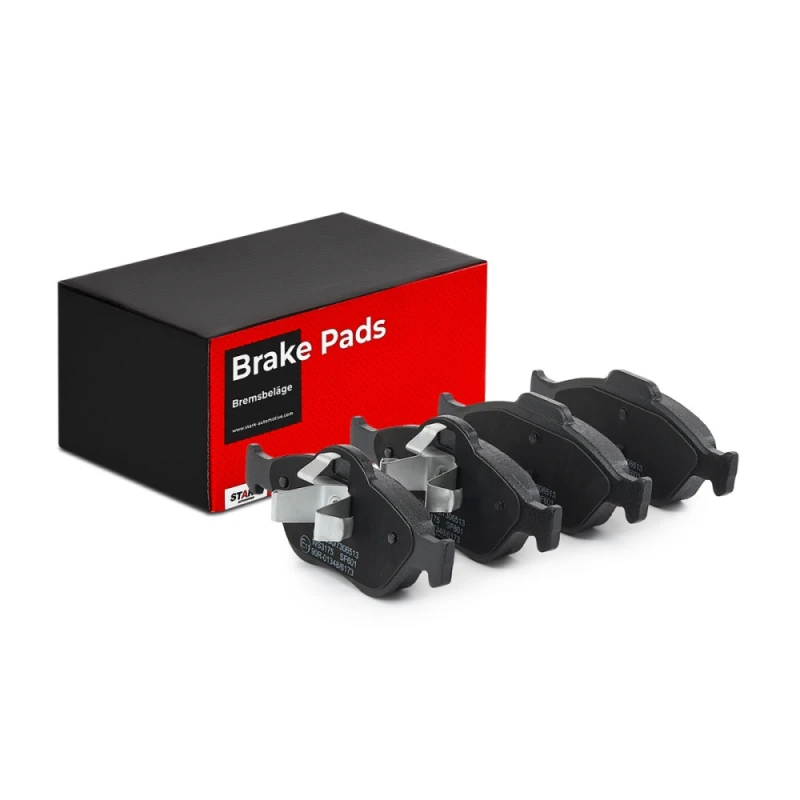 Image of RIDEX 402B0023 Brake pad set Front Axle, excl. wear warning contact, with anti-squeak plate Brake Pad Set,disc brake (402)