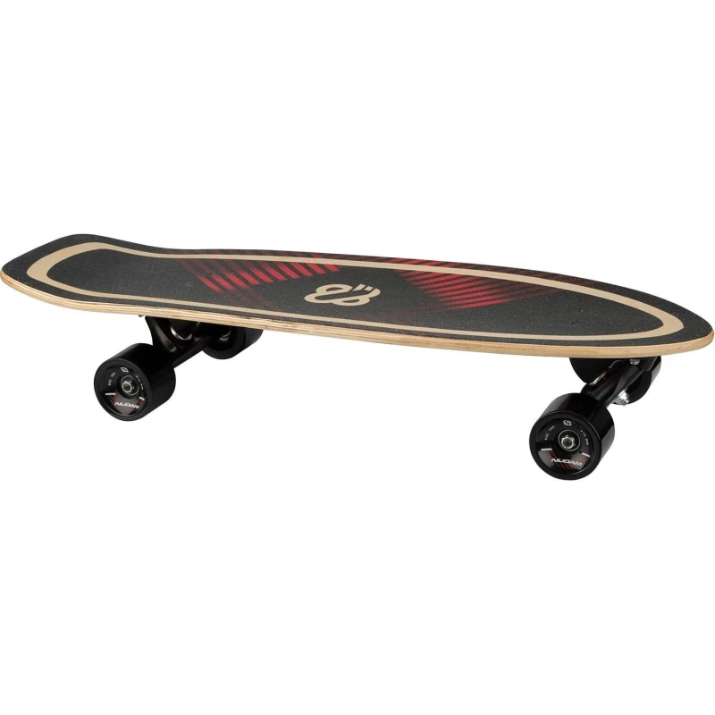 Image of Nijdam Cruiser Longboard Wicker Weaver 32 Red/Black unisex One Size