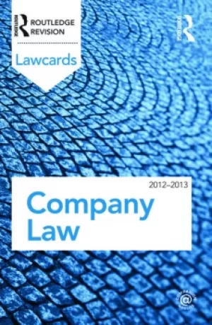 Image of Company Lawcards 2012-2013