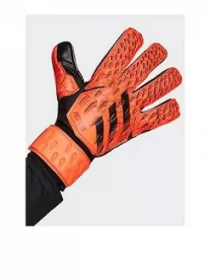 Image of adidas Predator Match Goalkeeper Gloves, Orange/Red/Black, Size 10, Men