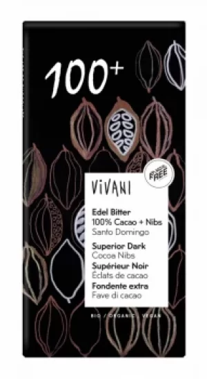 Image of Vivani Superior Dark 100+ with cocoa 80g