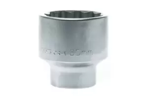 image of Teng Tools M110560 1" Drive - Regular 12pt Metric 60mm Socket Chrome Vanadium