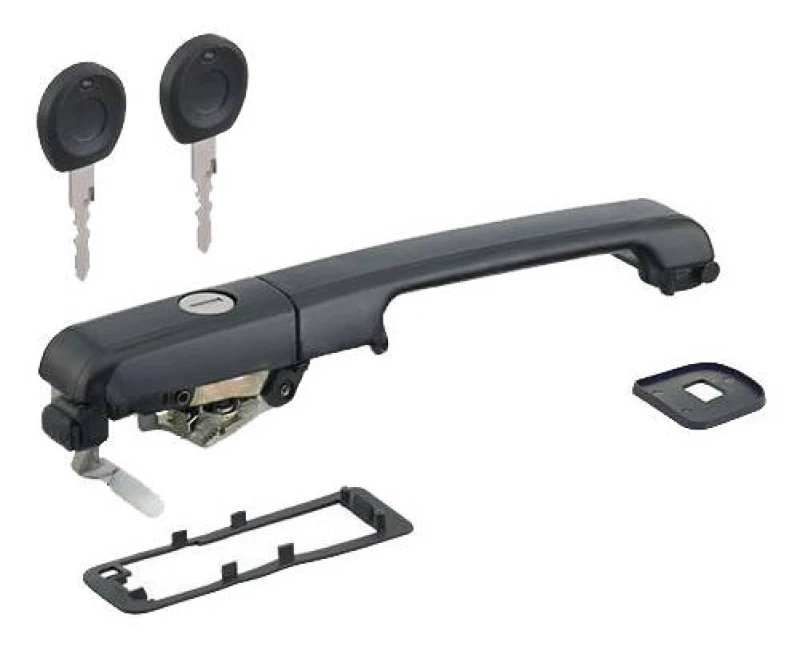 Image of TOPRAN 108 485 Door Handle outer, with gaskets/seals, with lock barrel Door Handle (1373)