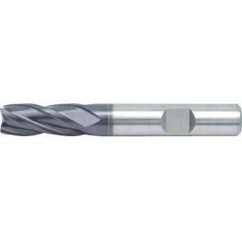 10MM HSS-Cobalt Weldon 45 Degree High Helix End Mill - Swisstech