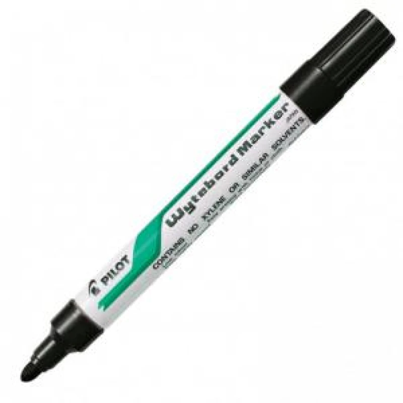 Image of Pilot Wyteboard Medium Tip Drywipe Marker Black Pack 12 - EXR56013PT