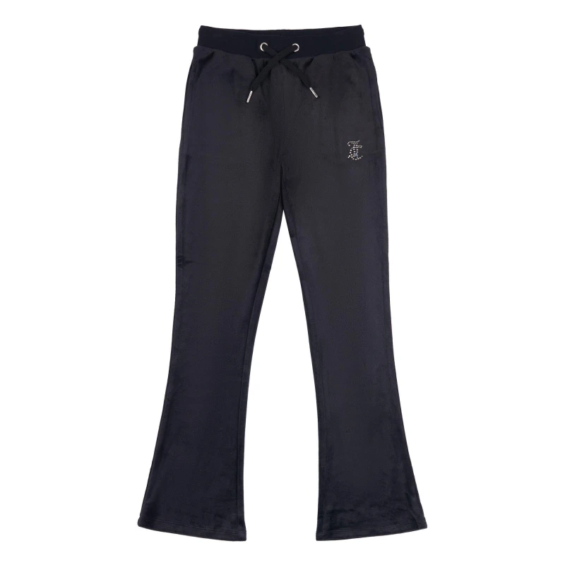 Image of Juicy Couture Stretch-Velour Jogging Bottoms Black 102 female 7-8 Yrs