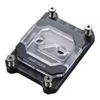 Image of Phanteks Glacier C370A AMD CPU Water Block Acrylic Cover RGB LED - Black