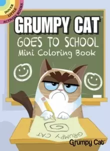 Image of Grumpy Cat Goes to School Mini Coloring Book