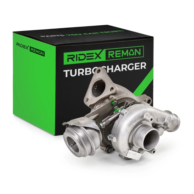 Image of RIDEX REMAN 2234C10587R Turbocharger with fastening/mounting material Charger,charging system (2234)