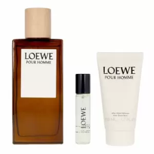 Image of Loewe Pour Homme Gift Set 100ml Eau de Toilette + 10ml Eau de Toilette + 50ml Aftershave Balm