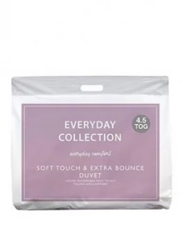 image of Everyday Collection Soft Touch and Extra Bounce 4.5 Tog Duvet