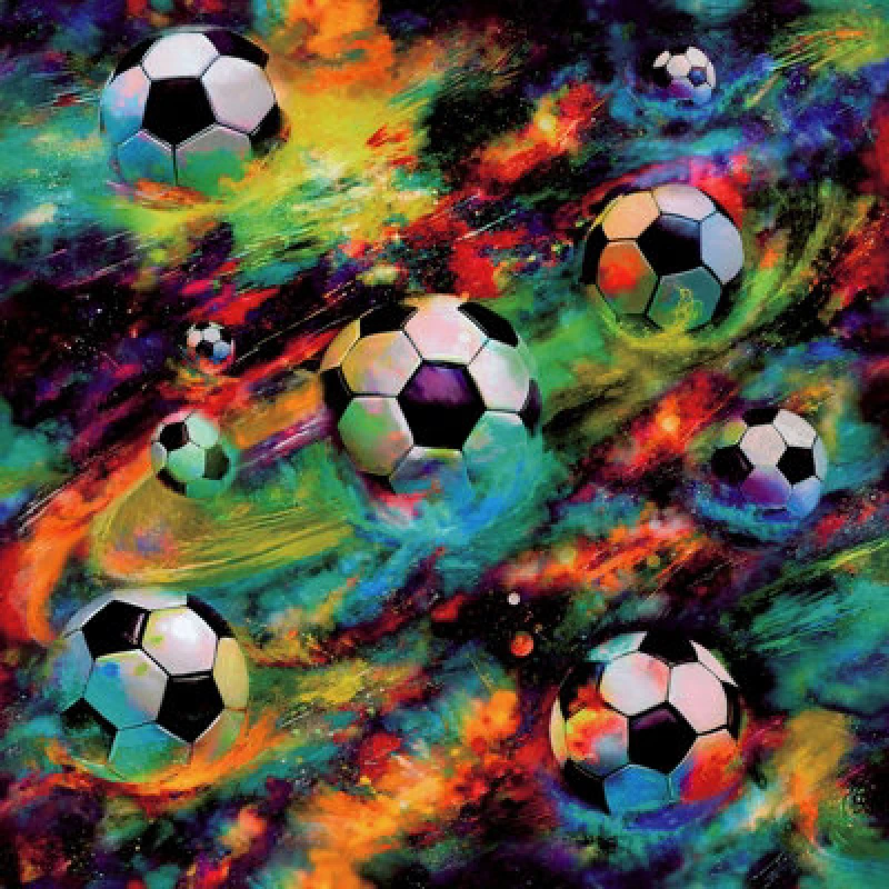 Image of HOLDEN Holden Decor Football Galaxy Multi Wallpaper Children's bedroom Feature Wall WL-13780