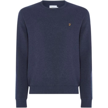Image of Farah Tim Crew Sweatshirt - Navy