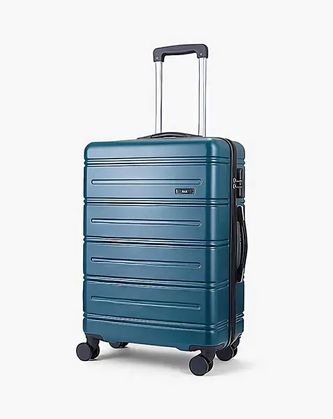 Image of Rock Luggage Lisbon ZW97401 Medium Pine Green Suitcase