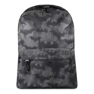 Image of Batman Scratch Backpack (One Size) (Olive/Black)
