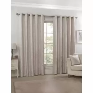 Image of Emma Barclay Eden Eyelet Curtain 90 X 72 Cream (pair)