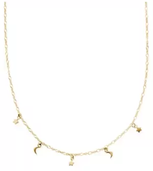 Image of ChloBo GN3327 Night Sky Necklace Gold Plated Jewellery