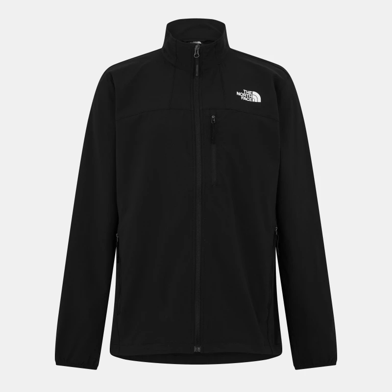 Image of The North Face Mens Nimble Wind-Resistant Water-Repellent Softshell Jacket TNF Black male 2X Large