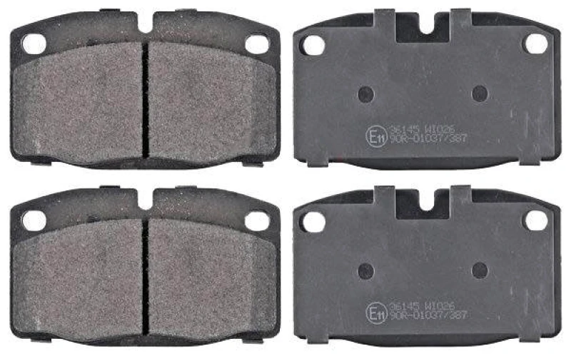 Image of A.B.S. 36145 Brake pad set prepared for wear warning indicator Brake Pad Set,disc brake (402)