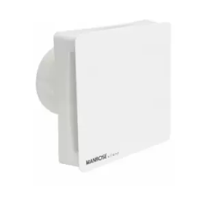 image of 100mm Silent Concealed Fan with Timer - CSF100T - White - Manrose