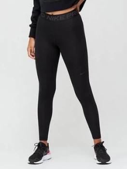Image of Nike Training Pro Therma Warm Leggings - Black Size M Women