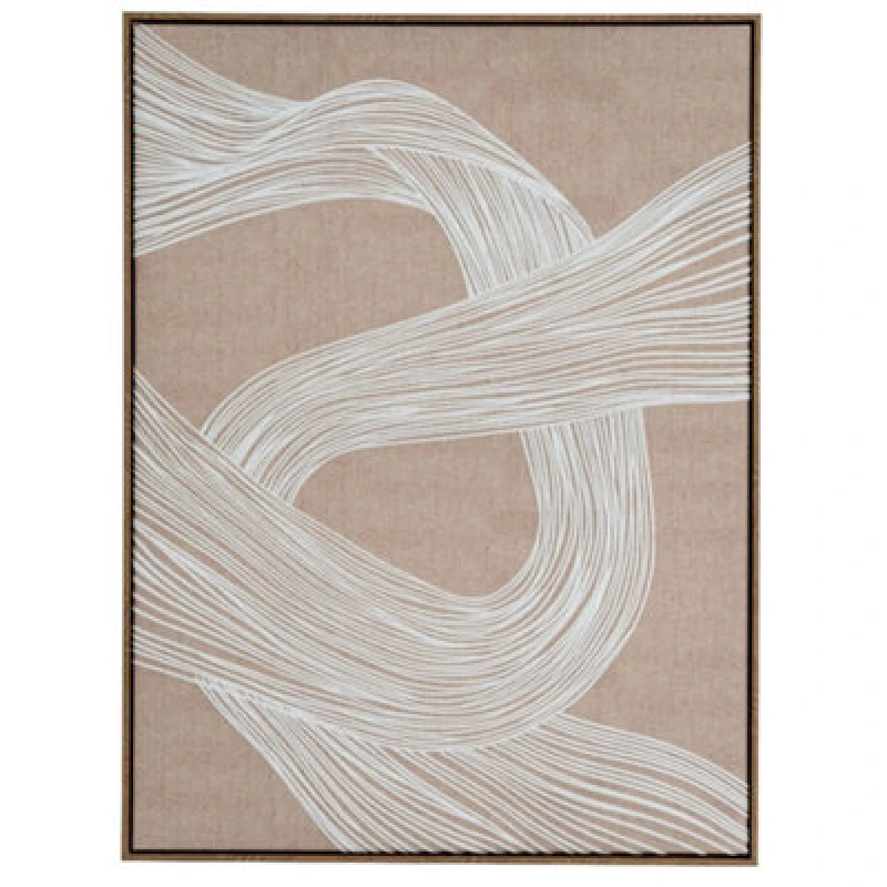 Image of Hill Interiors Clayre Line Art In Frame - Wood - L3 X W60 X H80 Cm - Brown