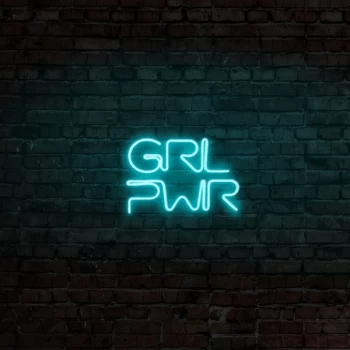 Image of Girl Power - Blue Blue Wall Lamp