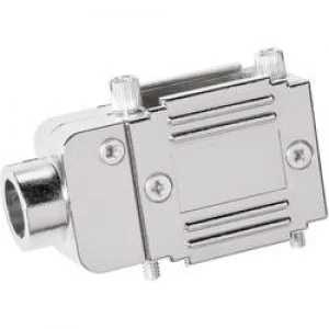 Image of D SUB adapter housing Number of pins 15 Plastic metallised 90 90