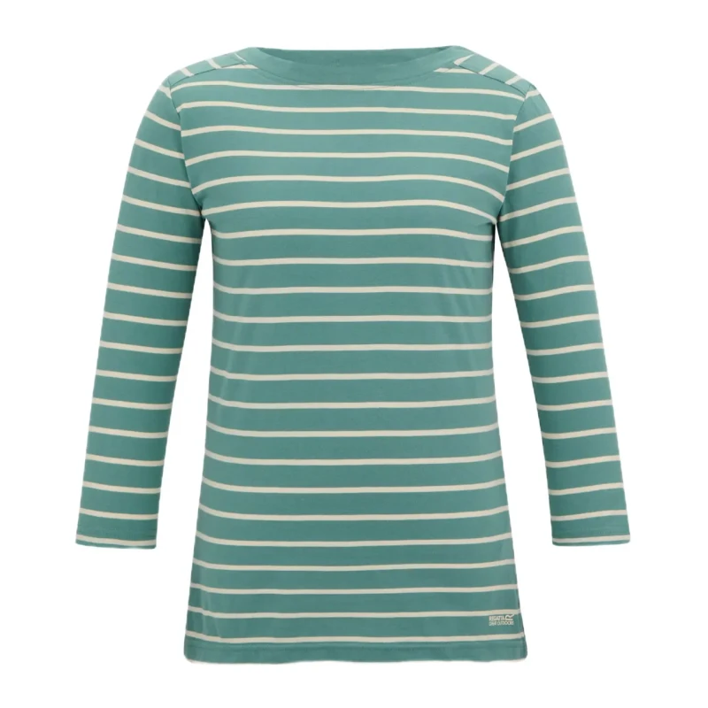 Image of 3/4 Sleeve Long Sleeve T-Shirt Women Regatta Bayletta II Vert Female 48