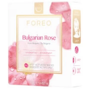 image of FOREO UFO Bulgarian Rose Moisture-Boosting Face Mask (6 Pack)