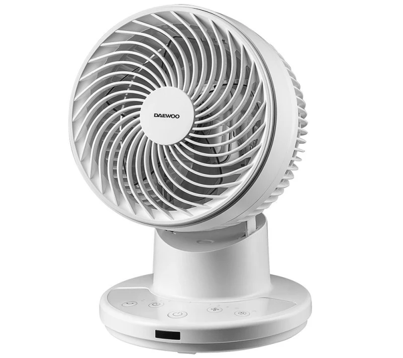 Image of Daewoo COL1638GE Portable 8" Desk Fan - White 5024996987362