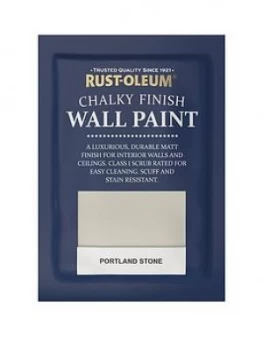 Image of Rust-Oleum Rust-Oleum Chalky Wall Paint 10ml Tester Sachet Portland Stone