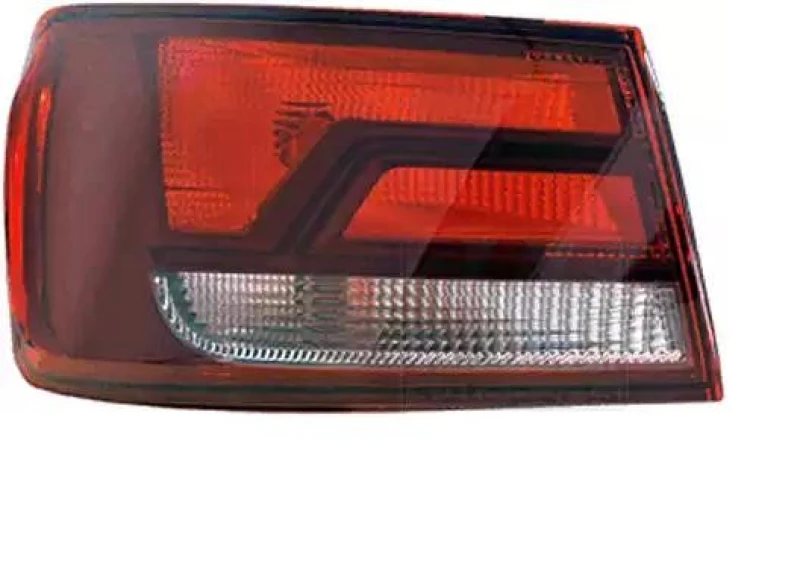 Image of VAN WEZEL 0337921 Rear light Outer section, with bulb holder, Left Combination Rearlight (391)