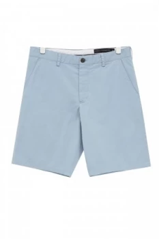 image of Mens French Connection Machine Gun Stretch Shorts Blue