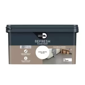 Image of Maison Deco Refresh Floor & Stairs Paint Cool White - 2L