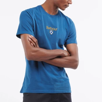 Image of Barbour Mens Emblem T-Shirt - Deep Blue - L