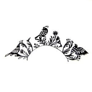 Image of Paperself Paper False Lashes - Birds Black