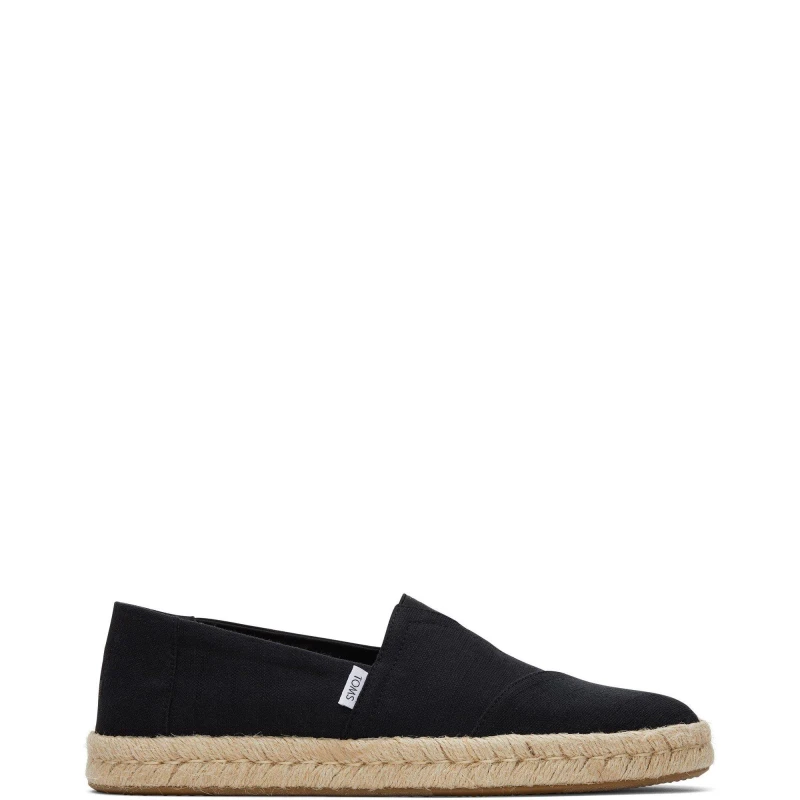 Image of Toms Toms Alpargata Rope 2.0 Shoe - Black 10 Male