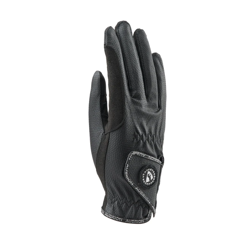 Image of Aubrion Aachen Riding Gloves in Black Size: Large Black Unisex L