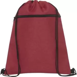 Image of Hoss Drawstring Bag (One Size) (Dark Red/Black) - Bullet